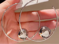 Ball in Hoop Earrings - Dessentialz