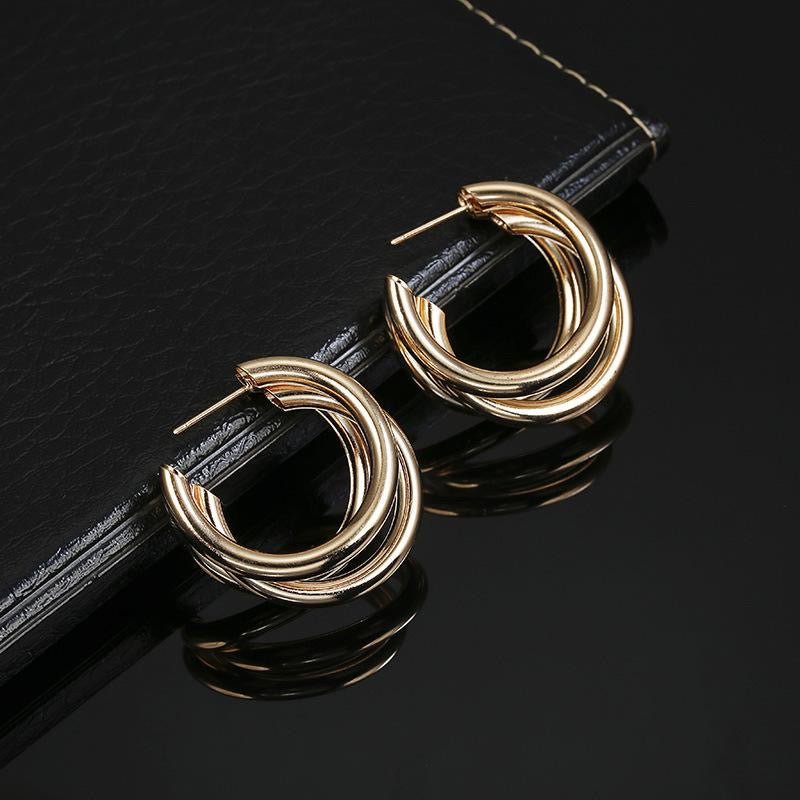 Triple Hoop Earring - Dessentialz